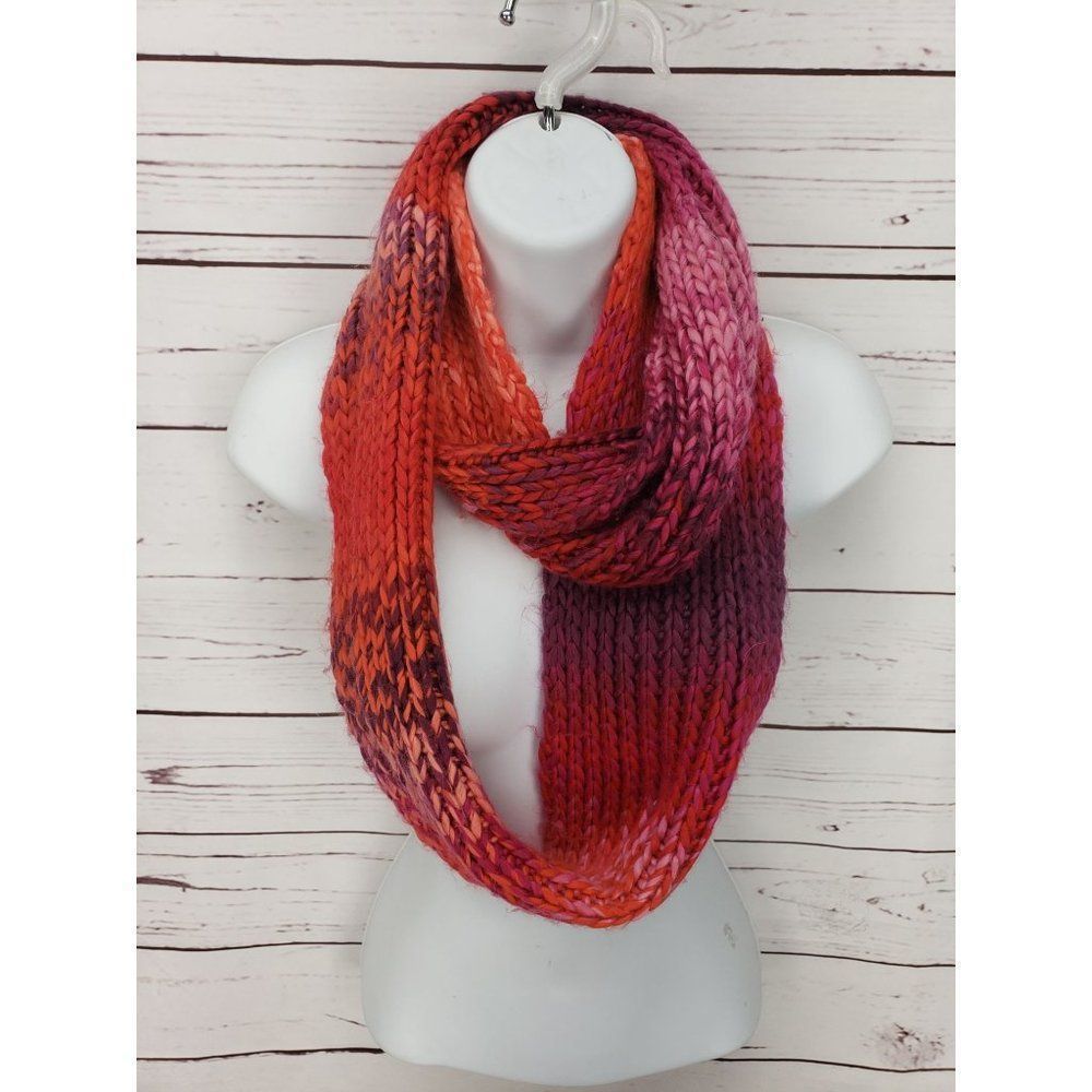 The Limited‎ Rainbow Bold Pink ombre Infinity Scarf